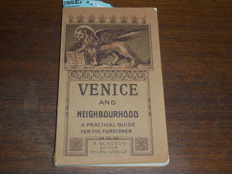 1905 VENICE AND NEIGHBOURHOOD PRACTICAL GUIDE FOR THE FOREIGNER - K 1219