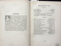 1908 THE LOG - KENT PLACE HARDCOVER BOOK - SUMMIT, NEW JERSEY - K 186