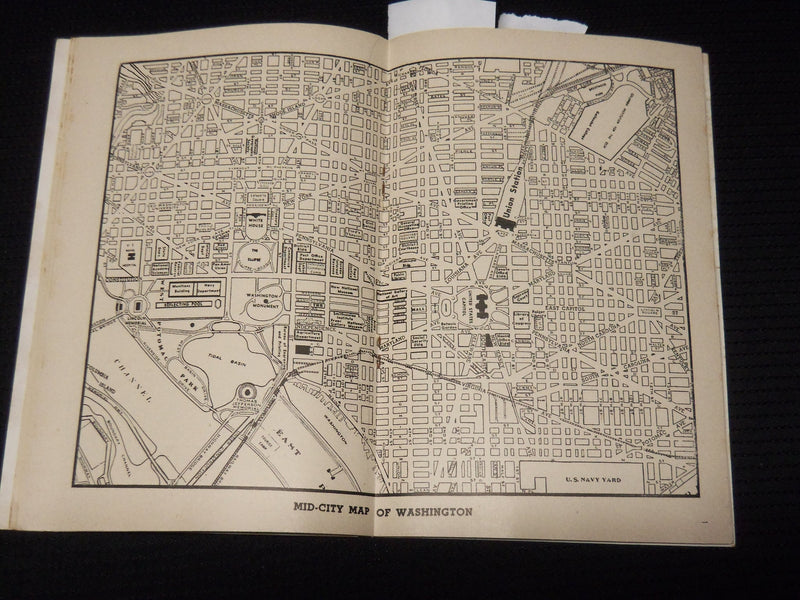 1950 WASHINGTON HANDY GUIDE - SESQUICENTENNIAL ISSUE - 88 ILLUSTRATIONS - K 34