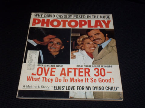 1972 AUGUST PHOTOPLAY MAGAZINE - NATALIE WOOD & BOB WAGNER FRONT COVER - E 1778