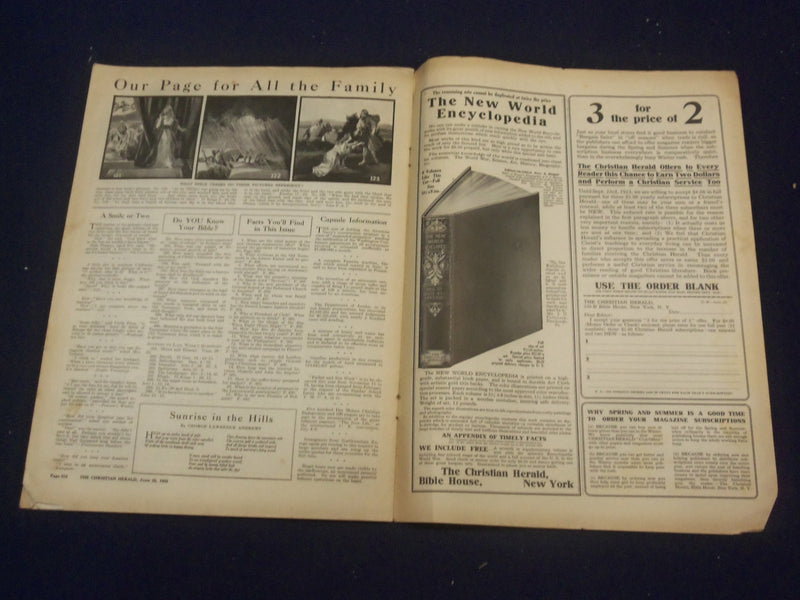 1923 JUNE 23 CHRISTIAN HERALD MAGAZINE - AN OX TEAM OF THE PHILIPPINES - ST 6611