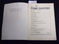 1959 AUTUMN THE TEXAS QUARTERLY MAGAZINE - STATE TAX PROBLEMS - KD 2057E