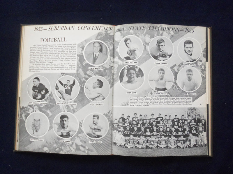 1956 SHADOWS HENRY B. WHITEHORNE HIGH SCHOOL YEARBOOK - VERONA, NJ - YB 3020