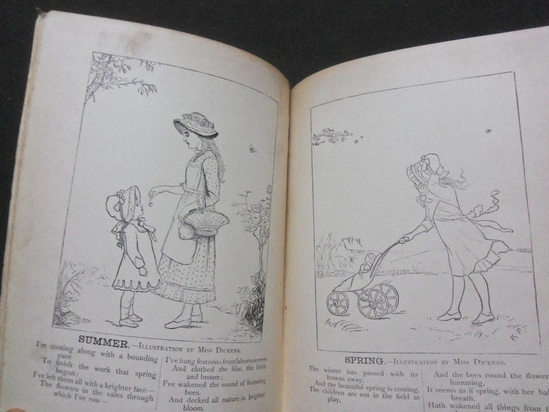 1880'S PEEK A BOO CHILDREN'S BOOK - PICTURES & STORIES FOR OUR PETS - KD 1744F