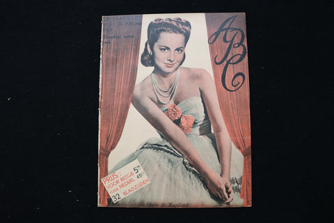 1947 JANUARY 26 ABC MAGAZINE - OLIVIA DE HAVILLAND COVER - E 25263