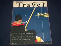 1937 MAY TRAVEL MAGAZINE - PHILOSOPHER IN HOLLAND COVER - GREAT PHOTOS - J 1360