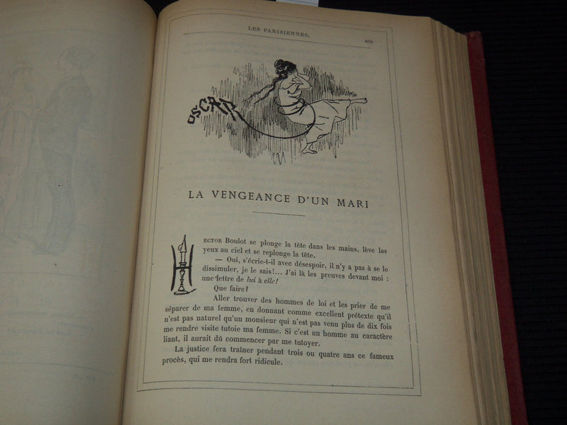 1800'S-1900'S LES PARISIENNES PAR GREVIN & HUART FRENCH VOLUME - KD 879D