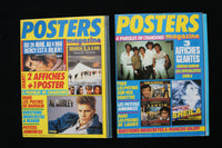 1980'S POSTERS MAGAZINE - LOT OF 5 - ELVIS PRESLEY - FRENCH - O 3796