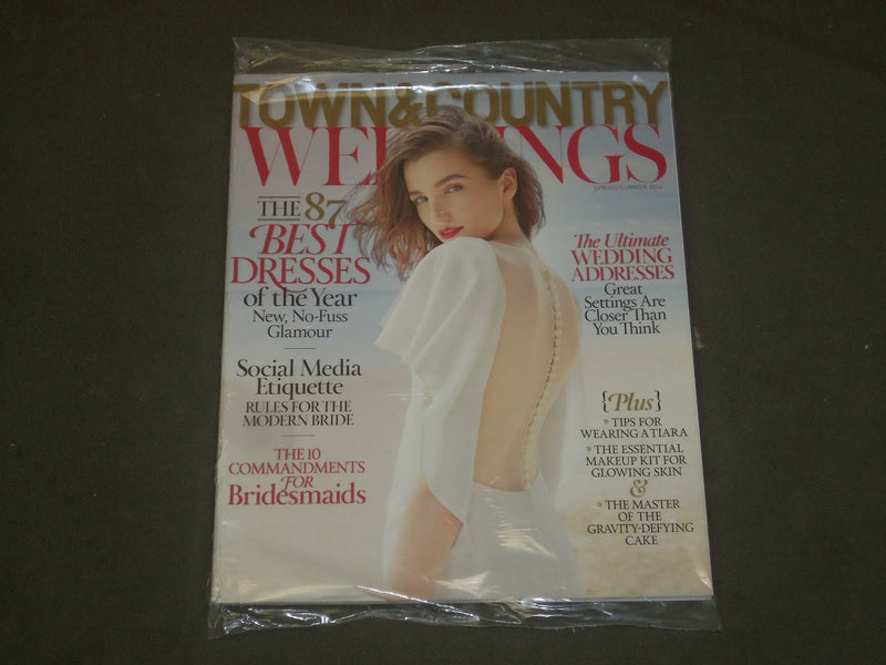 2014 APRIL TOWN & COUNTRY AND T&C WEDDINGS MAGAZINES - 2 MAGAZINES - B 2389