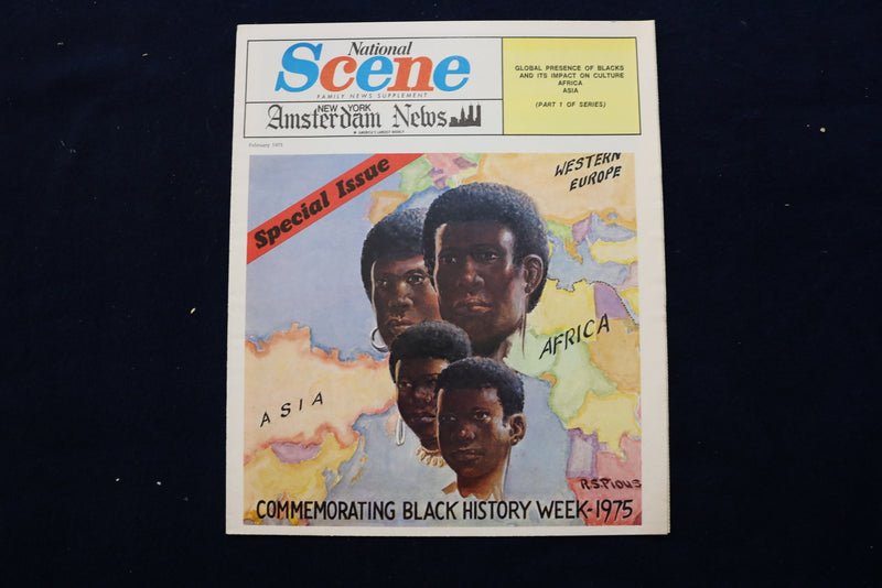 1975 FEBRUARY NATIONAL SCENE NEWSPAPER SUPPLEMENT - BLACK HISTORY WEEK - NP 8834