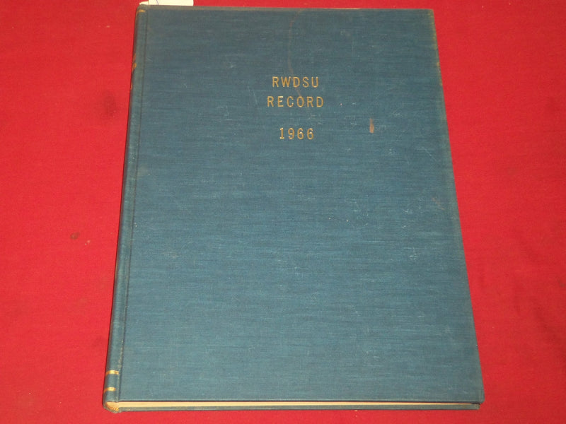 1966 RWDSU RECORD NEWSPAPER BOUND VOLUME NO. 13 - RETAIL - WHOLESALE - R 15L