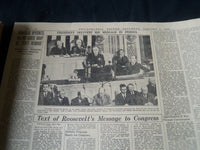 1935 JANUARY 5 PHILADELPHIA RECORD NEWSPAPER - HE'S THE MAN LINDY - NT 7252