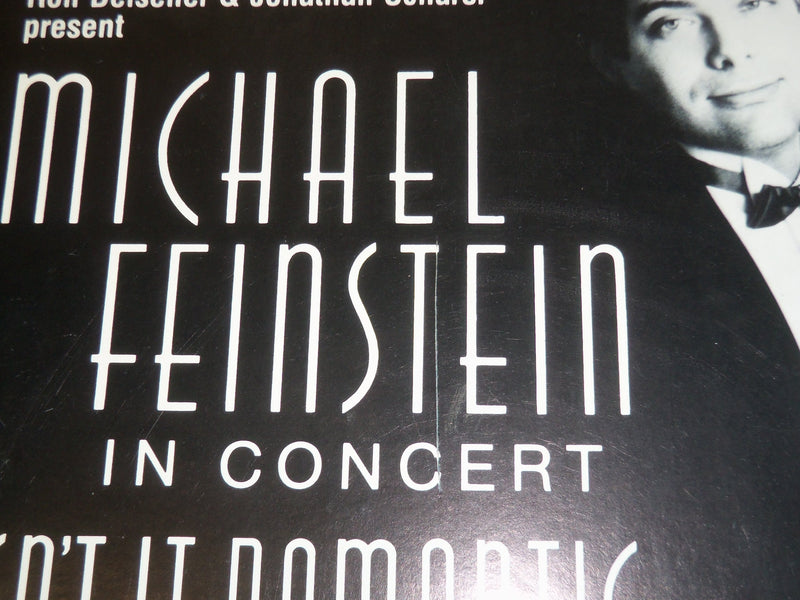 1988 MICHAEL FEINSTEIN IN CONCERT, ISN'T IT ROMANTC POSTER - P 496