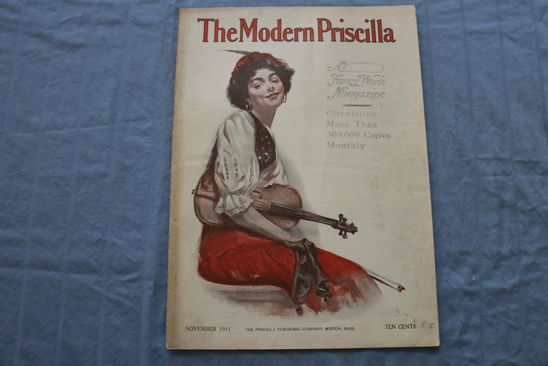 1911 NOV THE MODERN PRISCILLA MAGAZINE - ILLUSTRATIONS, STORIES & ADS - SP 4782G