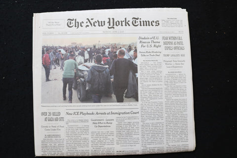 2025 JUNE 2 NEW YORK TIMES- FEAR WITHIN F.B.I. DEEPENS AS PATEL EXPELS OFFICIALS