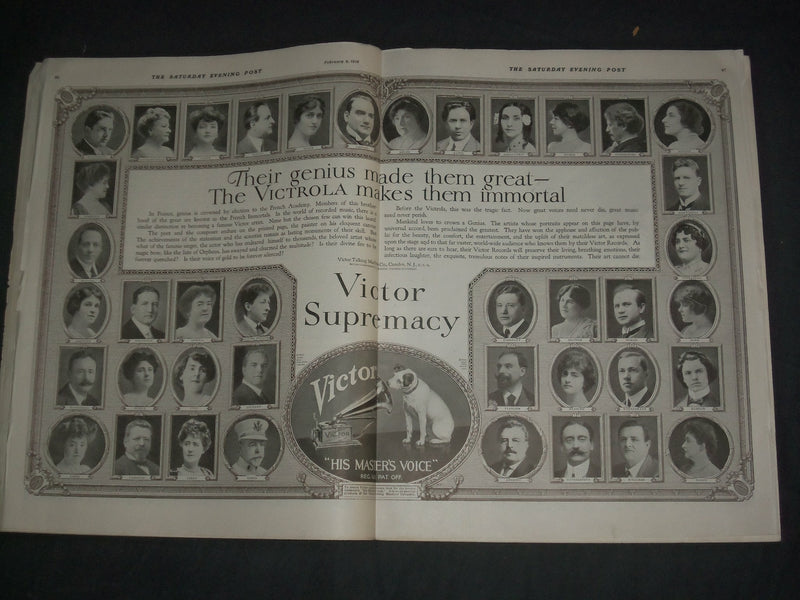 1918 FEBRUARY 2 THE SATURDAY EVENING POST MAGAZINE - ILLUSTRATED COVER- SP 2471I
