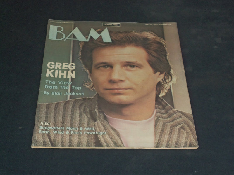 1983 MAY 20 BAM MAGAZINE ISSUE NO. 156 - GREG KIHN COVER - SP 2874