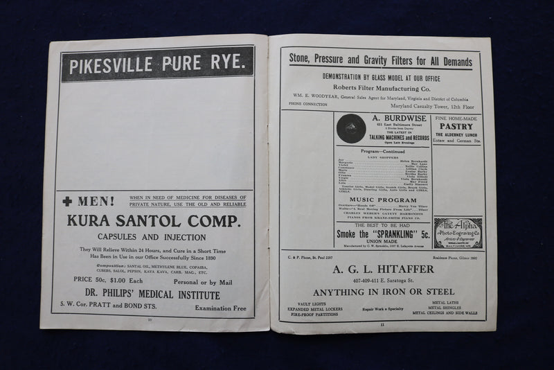 1914 MAY 18 GAYETY THEATRE - BURLESQUE - PROGRAM - K 1668