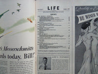 1942 OCTOBER 5 LIFE MAGAZINE - HATS IN FASHION - L 307