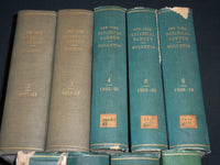1901-1921 NEW YORK BOTANICAL GARDEN BULLETIN BOUND VOLUME LOT OF 9 - KD 5K