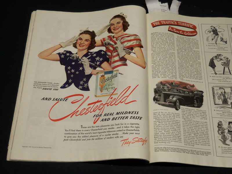1940 SEPTEMBER WOMAN'S HOME COMPANION MAGAZINE - BEAUTIFUL FRONT COVER - F 567C