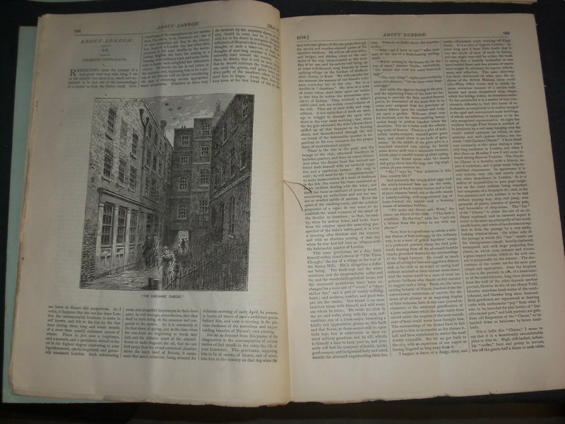 1876 APPLETON'S JOURNAL MAGAZINE -LOT OF 26 - NICE ADS & ILLUSTRATIONS - WR 634B