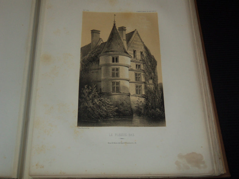 1800'S CHATEAUX DE FRANCE DES 15 & 16 CENTURY VOLUME - VICTORY PETIT - Z 215