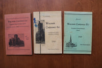 1947-1951 WISCONSIN CONFERENCE EVANGELICAL CHURCH JOURNAL - LOT OF 6 - O 3924