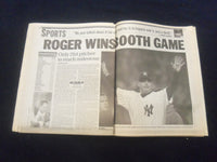 2003 JUNE 14 NEW YORK DAILY NEWS NEWSPAPER - ROGER CLEMENS 300TH WIN - NP 6061