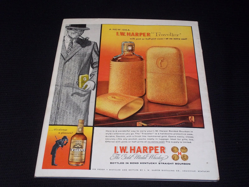 1957 FEBRUARY ESQUIRE MAGAZINE NICE COVER & MEN'S FASHION - E 4322