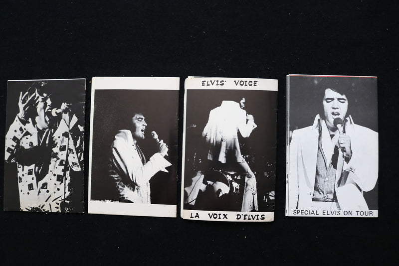 1972-1973 ELVIS PRESLEY VOICE MAGAZINES - LOT OF 4 - K 2448