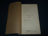 1930'S THE SPIDER'S WEB - COATES HOUSE KANSAS CITY ORIGINAL SCRIPT LOT - O 1987A