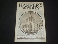 1913 APRIL 26 HARPER'S WEEKLY MAGAZINE-INDUSTRIAL SERIES: MINN.-ST. PAUL-ST 6385