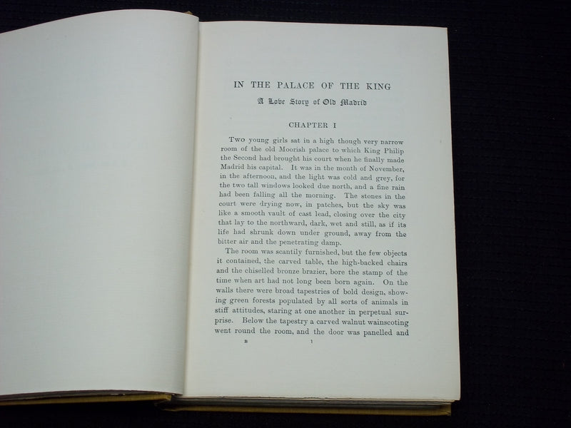 1900 IN THE PALACE OF THE KING HARDCOVER BOOK BY F. MARION CRAWFORD - KD 7625