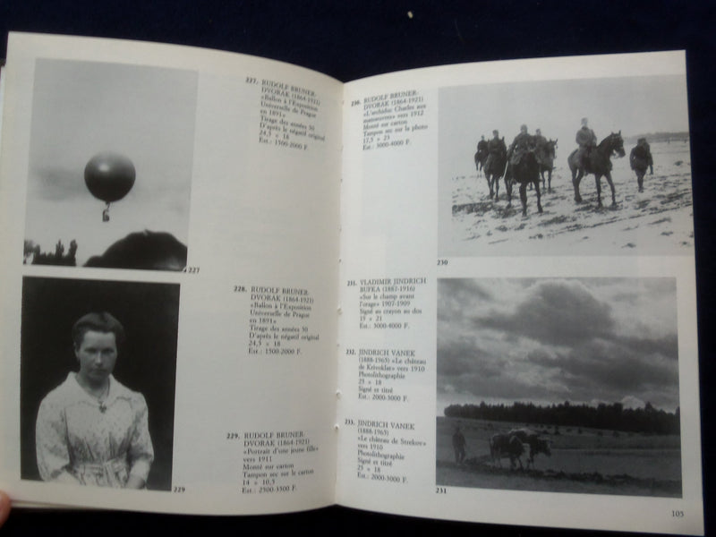 1990 DROUOT RICHELIEU SALLE 10 HARDCOVER BOOK - PHOTOGRAPHIES - FRENCH - KD 8870