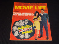 1968 OCTOBER MOVIE LIFE MAGAZINE - PRISCILLA & ELVIS PRESLEY COVER - E 1403