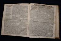 1822-1823 NEW ENGLAND FARMER BOUND VOLUME #1 - KD 9537