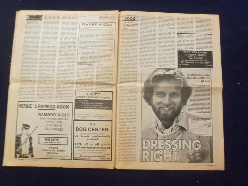 1978 NOVEMBER 30 ESPLANADE NEWSPAPER - KINSEY'S BELL-MAN - NP 6810