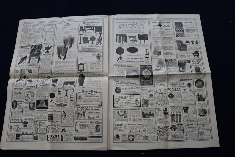 1914 DECEMBER 6 NEW YORK TIMES PICTURE SECTION - VON HINDEBERG - NP 8878