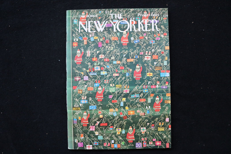 1964 DECEMBER 19 NEW YORKER MAGAZINE - GREAT ILLUSTRATED COVER - NY 2678