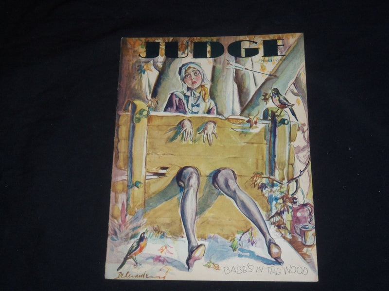 1929 NOVEMBER 30 JUDGE MAGAZINE - BABE'S IN THE WOOD - ST 5580