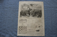 1873 DEC 13 LE MONDE ILLUSTRE MAGAZINE - LE PROCES BAZAINE - FRENCH - NP 8451