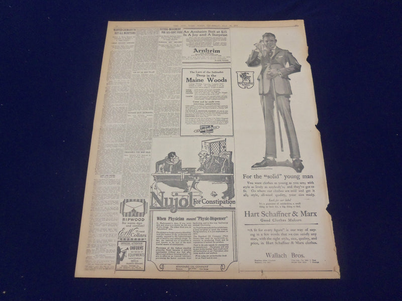 1917 MAY 10 NEW YORK TIMES - FRENCH WAR ENVOYS CITY'S GUEST - NT 9139