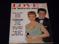 1955 VOL 1 #1 LOVE IN MOVIELAND MAGAZINE - DEBBIE & EDDIE COVER - E 15604