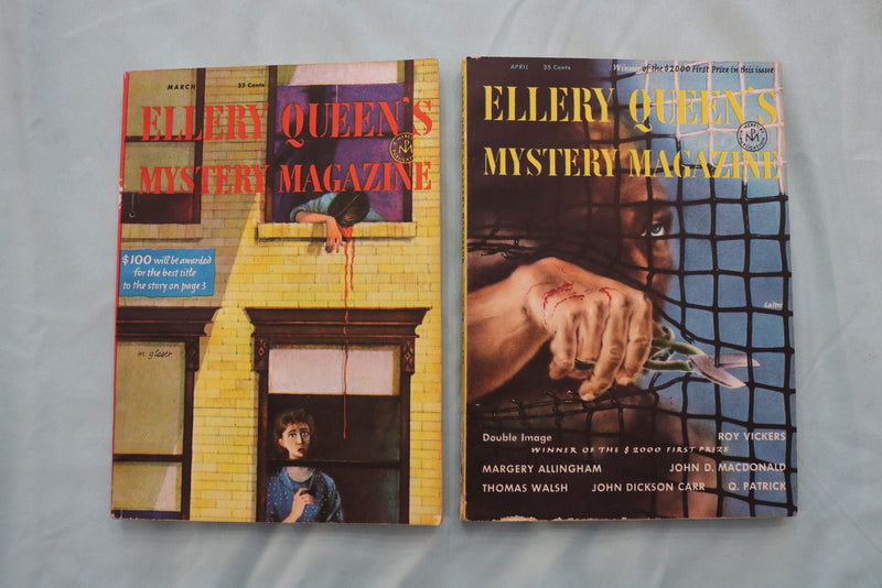 1952-1959 ELLERY QUEEN'S MYSTERY MAGAZINE - LOT OF 10 - O 3943