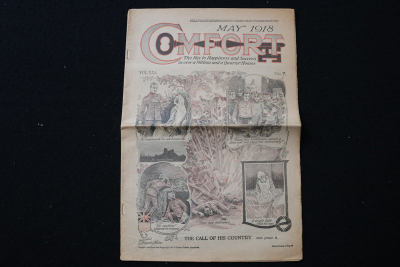 1918 MAY COMFORT NEWSPAPER - K 2949