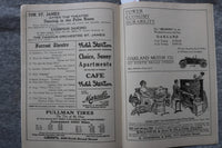 1914 PLAYS AND PLAYERS THEATRE PROGRAM MAGAZINE -MISS BILLIE BURKE COVER- K 2720