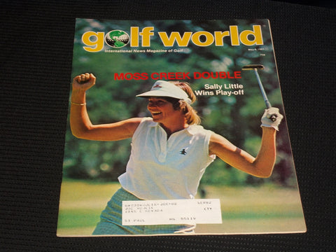 1981 MAY 8 GOLF WORLD MAGAZINE - SALLY LITTLE FRONT COVER - E 6866