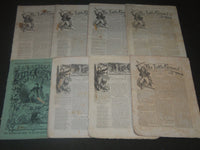 1867-1870 THE LITTLE CORPORAL MAGAZINE LOT OF 8 ISSUES - O 1790