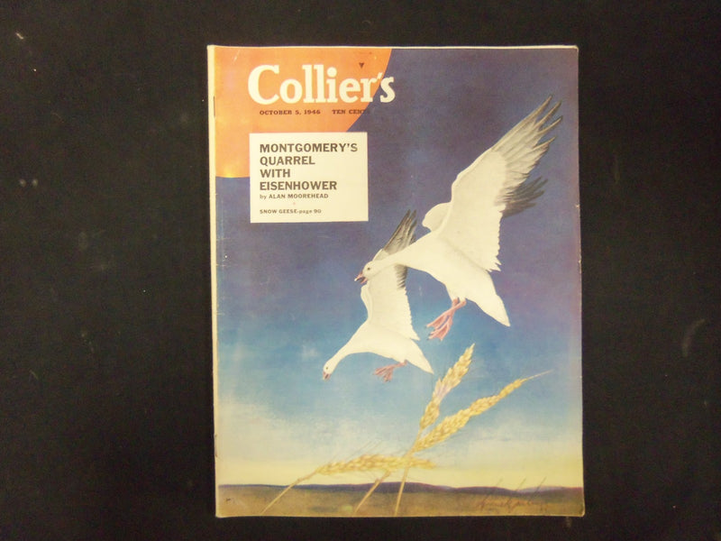 1946 OCT 5 COLLIER'S MAGAZINE - GREAT ILLUSTRATIONS, ARTICLES & ADS - ST 3651